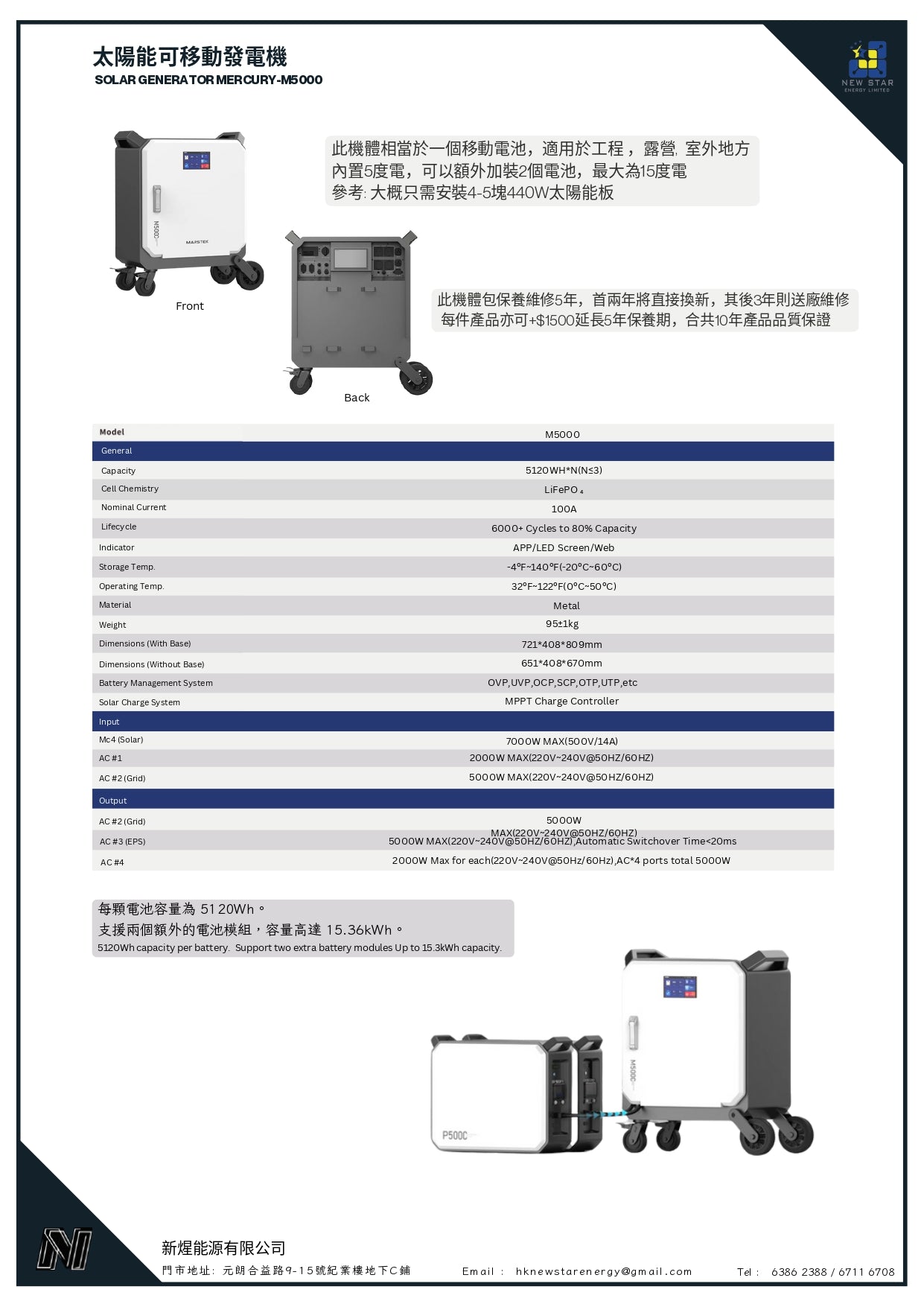 可攜式太陽能發電機